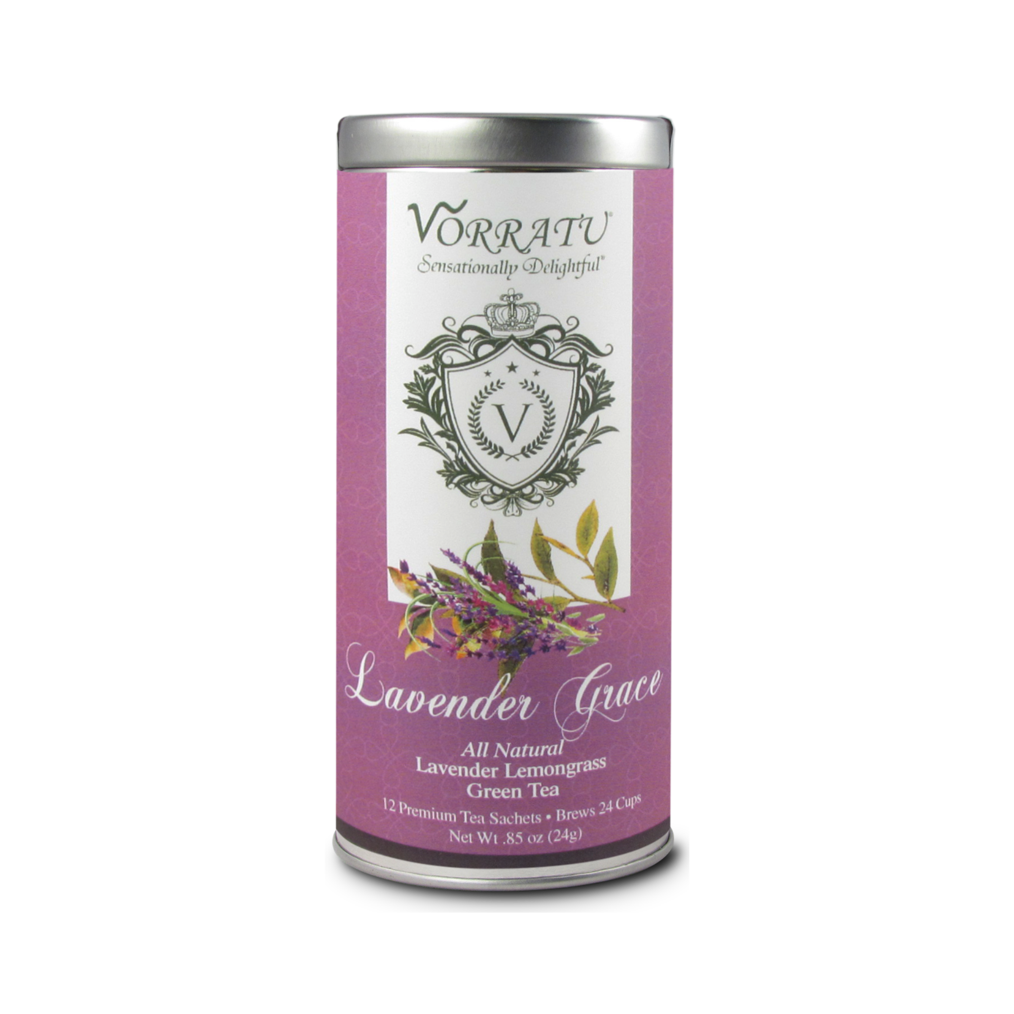 Vorratu Company Lavender Grace Green Tea Green Tea Sachets
